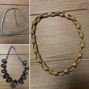 3 bold fashion Necklace Set